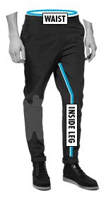 Men’s Jeans & Trousers Size Chart