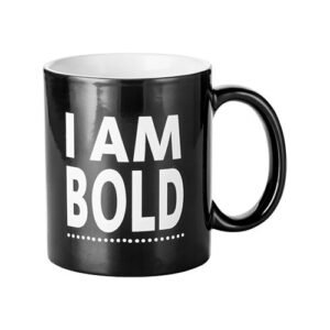 Värvimuutev kruus graveeringuga - I Am Bold