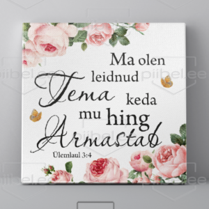 Ma olen leidnud Tema - lõuend