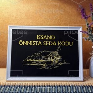 Pilt - Õnnista seda kodu - tikitud